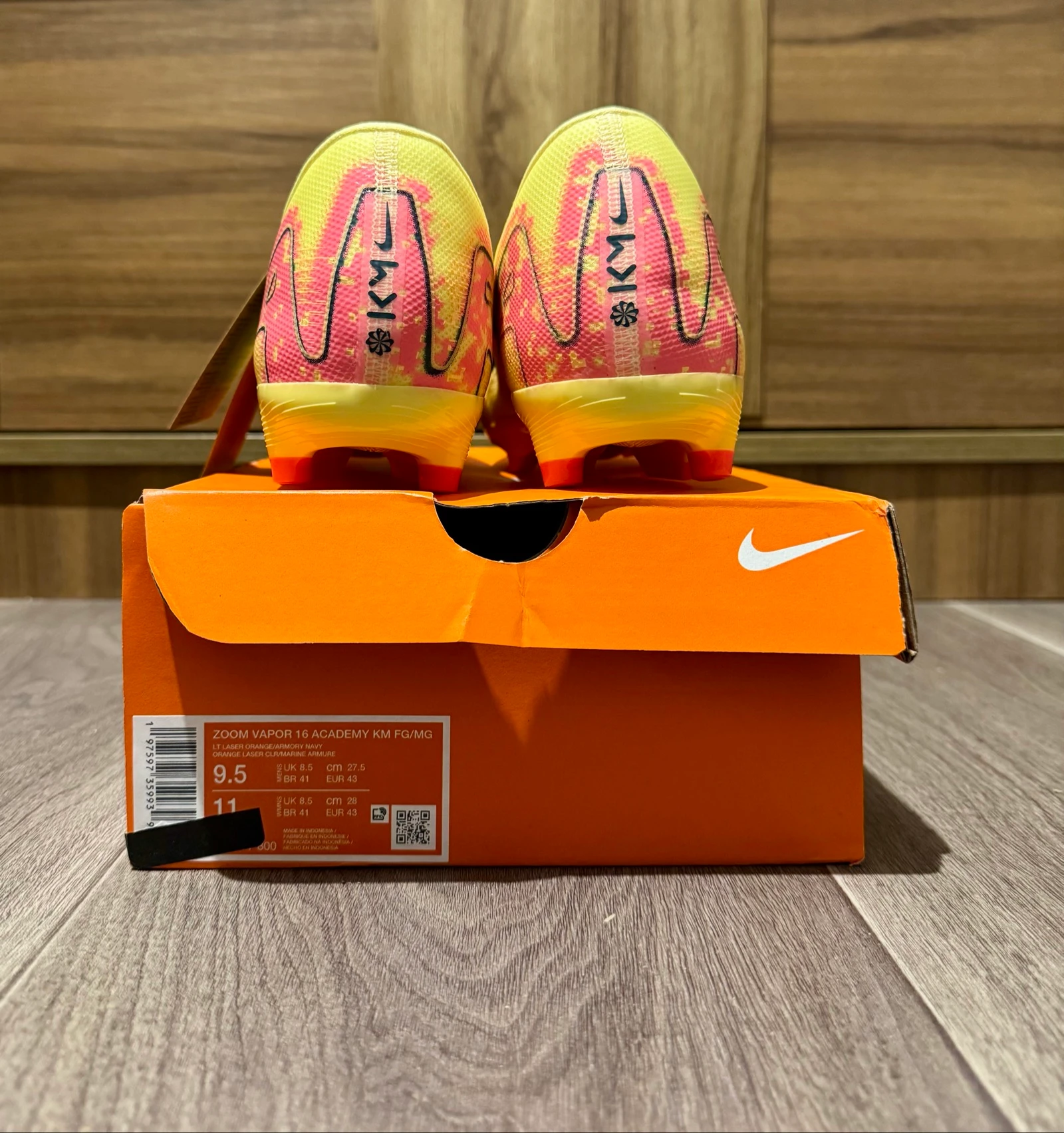 Nieuwe Nike Zoom Vapor 16 Kylian Mbappé FG/MG voetbalschoenen maat 43 – photo 4